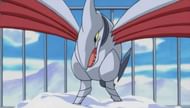 Skarmory as it appears in the anime (Image via The Pokemon Company)
